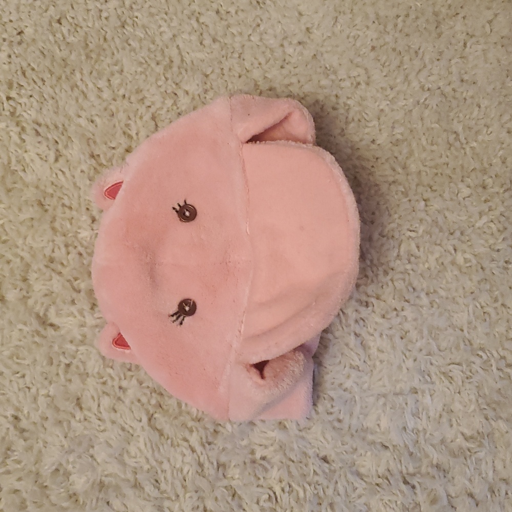 5 For‎ 25$ Oshkosh B'gosh Pink Animal Baby Hat Baby Size 0/3-6/9 Months